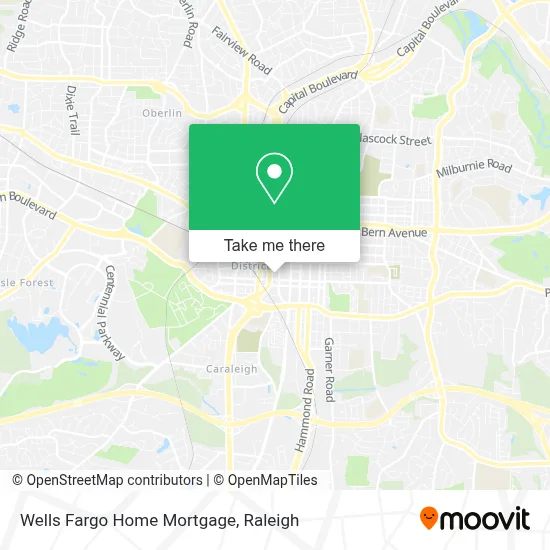 Wells Fargo Home Mortgage map