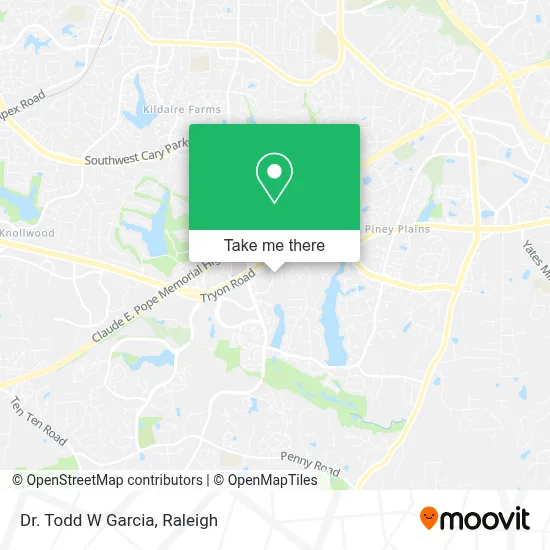 Dr. Todd W Garcia map