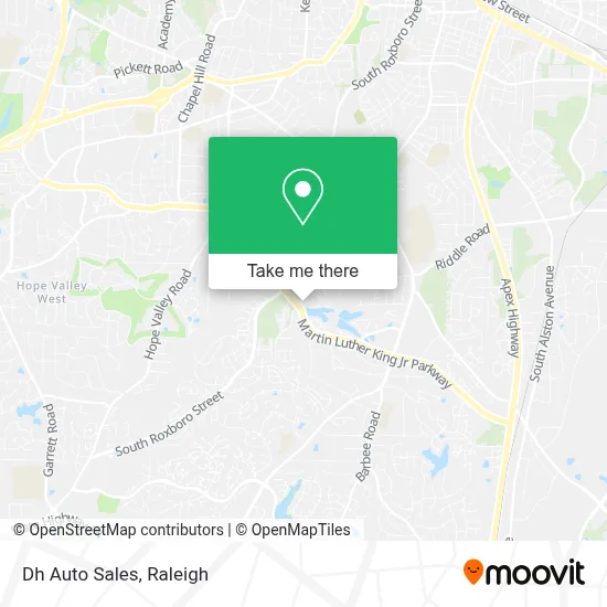 Dh Auto Sales map