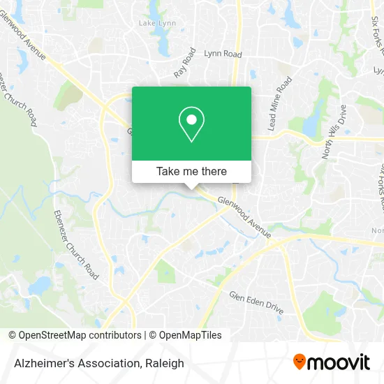 Alzheimer's Association map