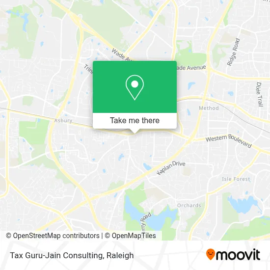 Tax Guru-Jain Consulting map