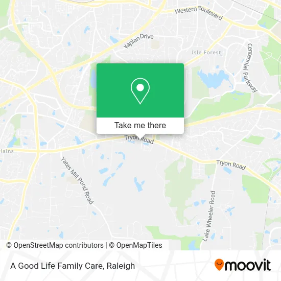 A Good Life Family Care map