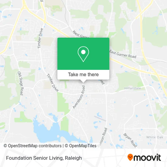 Foundation Senior Living map