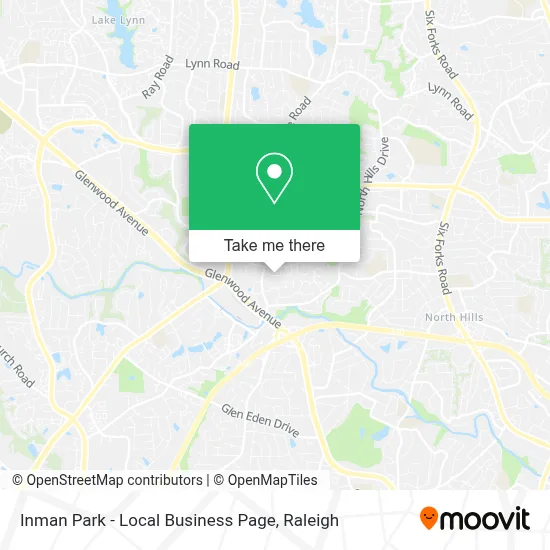 Inman Park - Local Business Page map