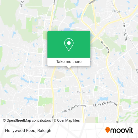 Hollywood Feed map
