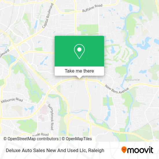Deluxe Auto Sales New And Used Llc map