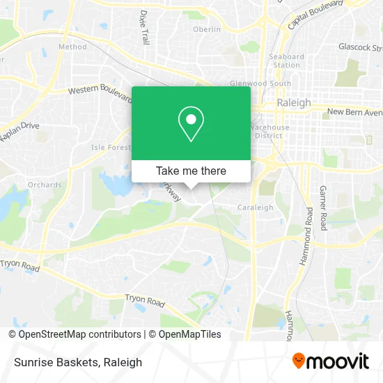Sunrise Baskets map