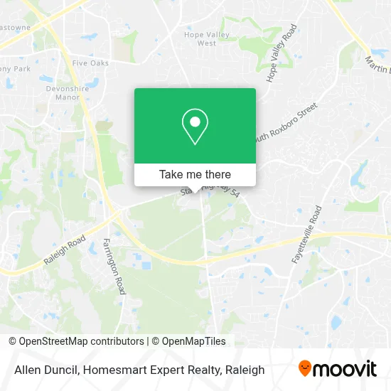 Allen Duncil, Homesmart Expert Realty map