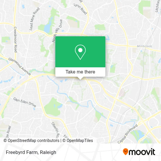 Freebyrd Farm map