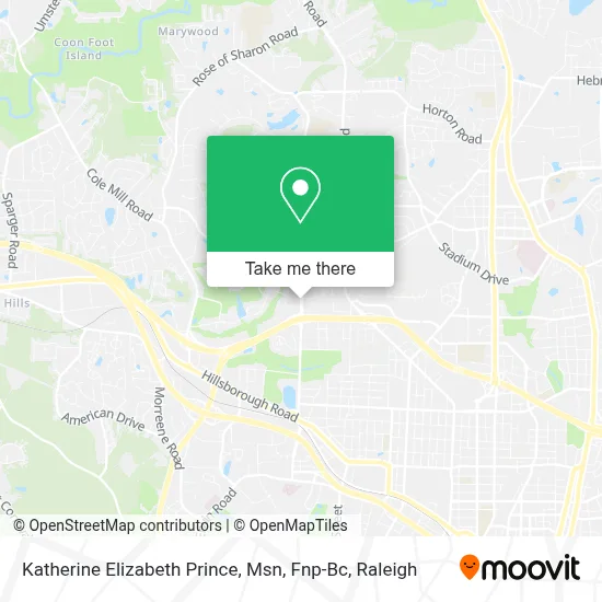 Katherine Elizabeth Prince, Msn, Fnp-Bc map