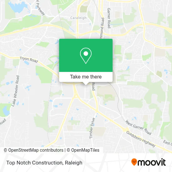 Top Notch Construction map
