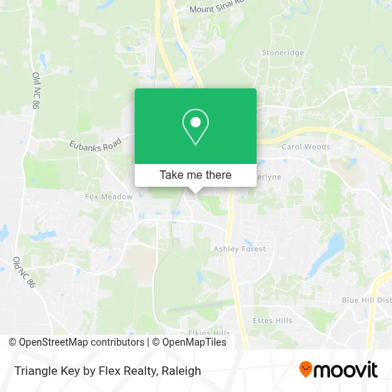 Triangle Key by Flex Realty map