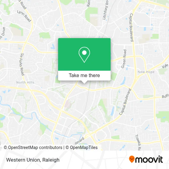 Western Union map