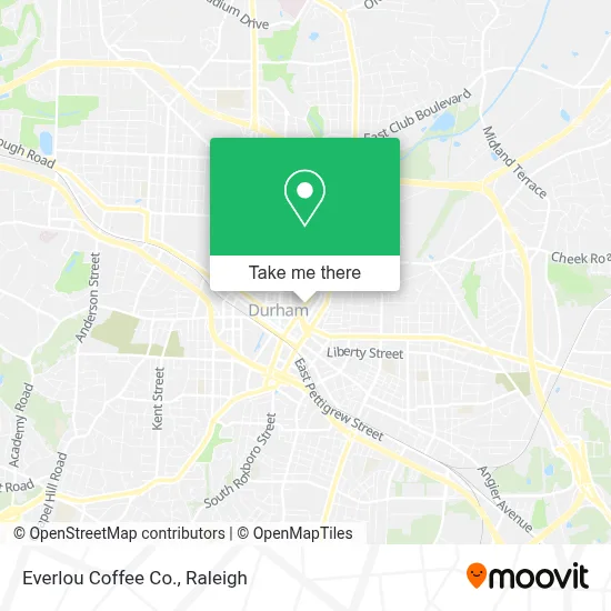 Everlou Coffee Co. map
