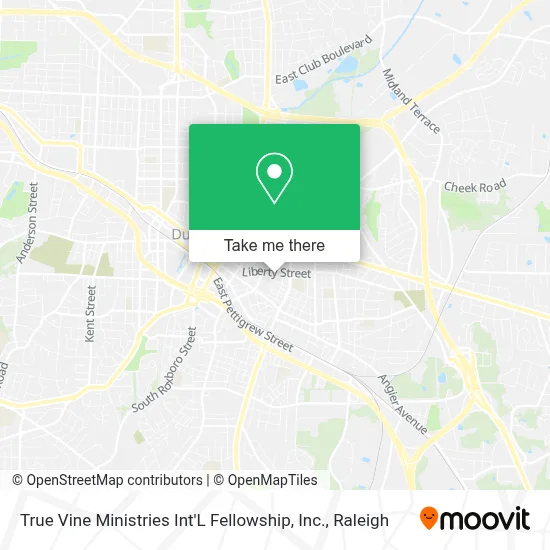 True Vine Ministries Int'L Fellowship, Inc. map