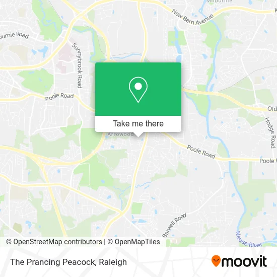 The Prancing Peacock map