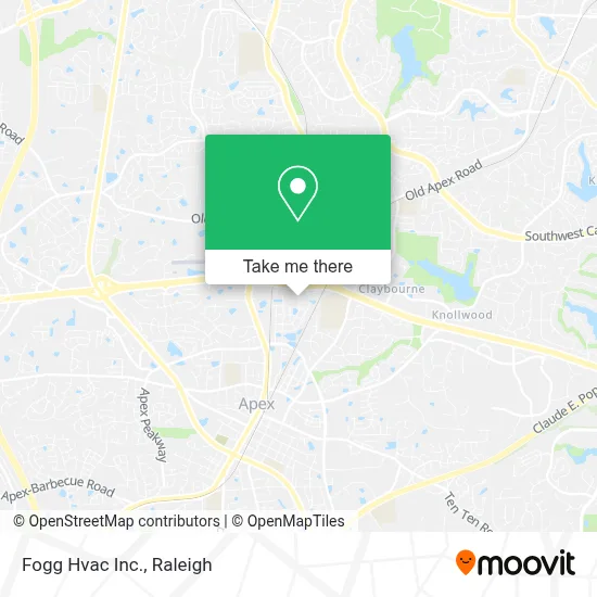 Fogg Hvac Inc. map