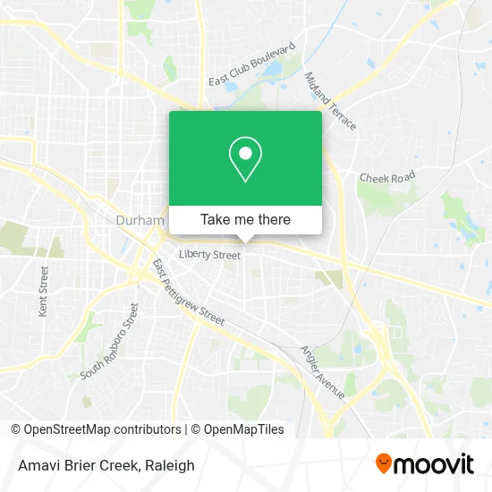 Amavi Brier Creek map