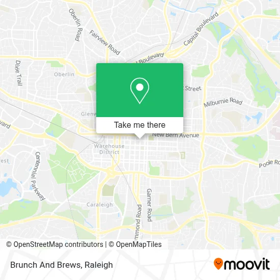 Brunch And Brews map
