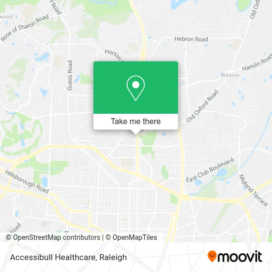 Accessibull Healthcare map