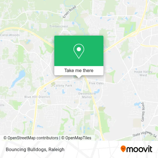 Bouncing Bulldogs map