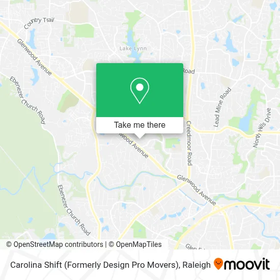 Carolina Shift (Formerly Design Pro Movers) map