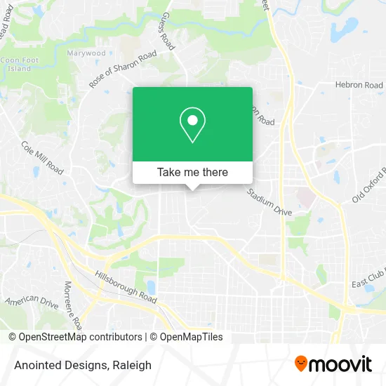 Anointed Designs map