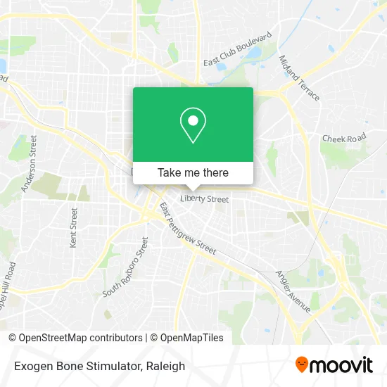 Exogen Bone Stimulator map
