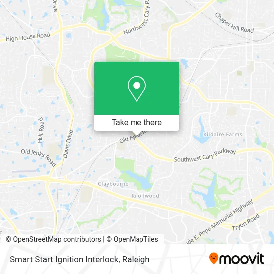 Smart Start Ignition Interlock map