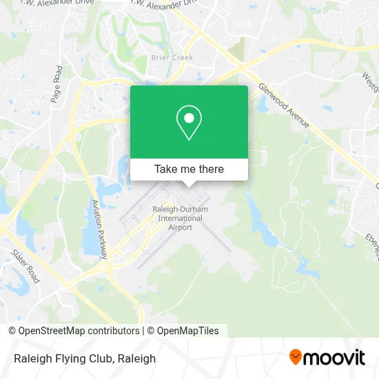 Mapa de Raleigh Flying Club