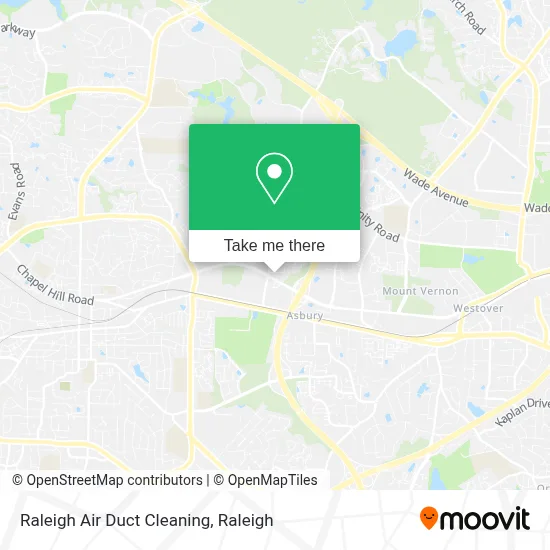 Raleigh Air Duct Cleaning map