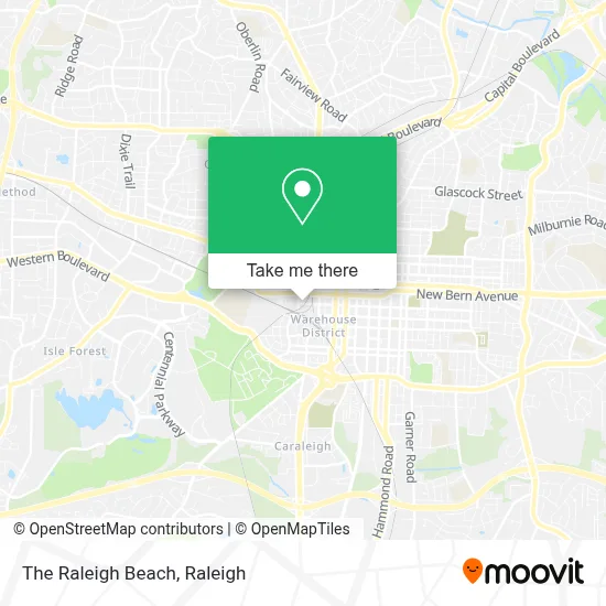 The Raleigh Beach map