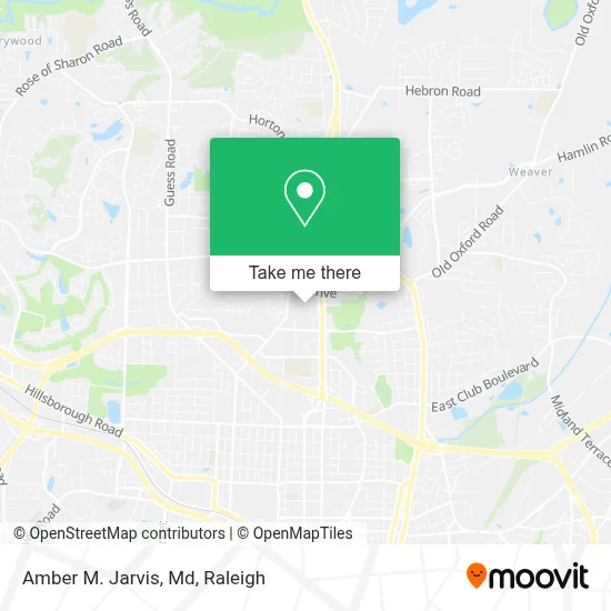 Amber M. Jarvis, Md map