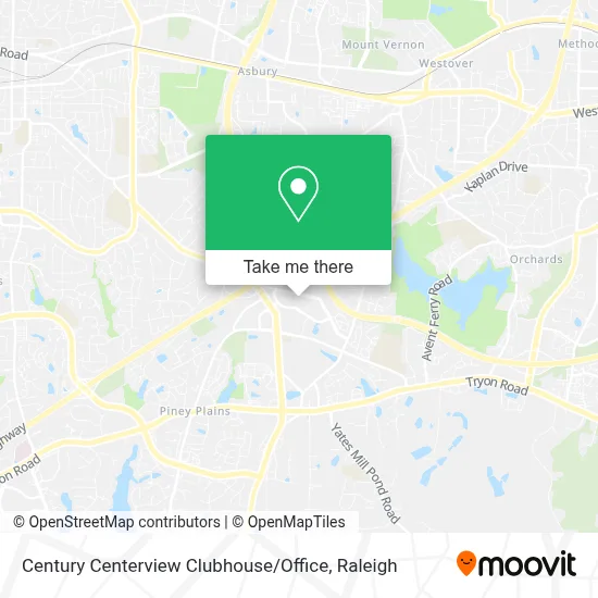 Century Centerview Clubhouse / Office map