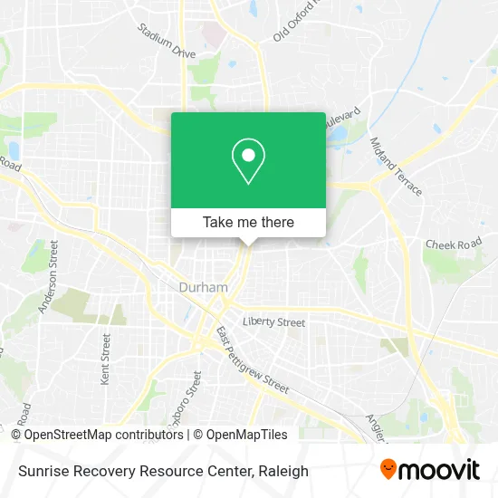 Sunrise Recovery Resource Center map