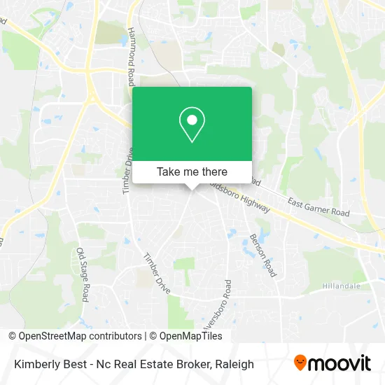 Kimberly Best - Nc Real Estate Broker map