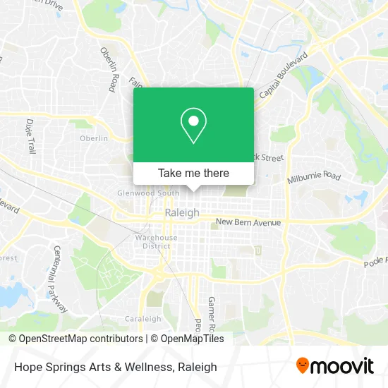 Hope Springs Arts & Wellness map
