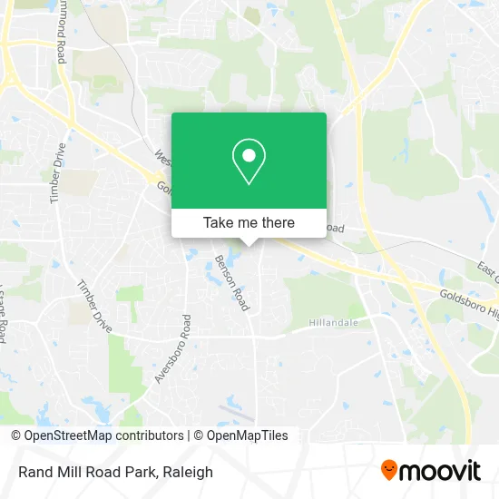 Rand Mill Road Park map