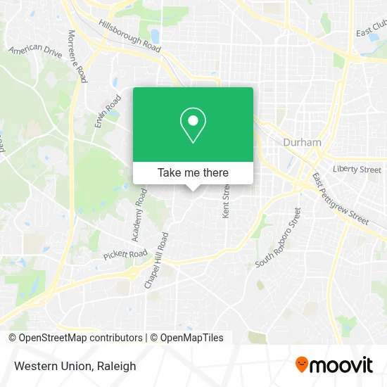 Western Union map