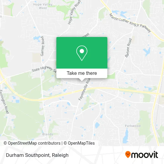 Durham Southpoint map
