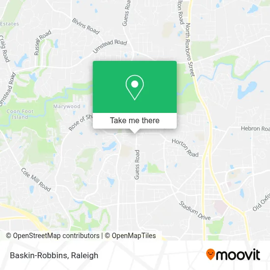 Baskin-Robbins map