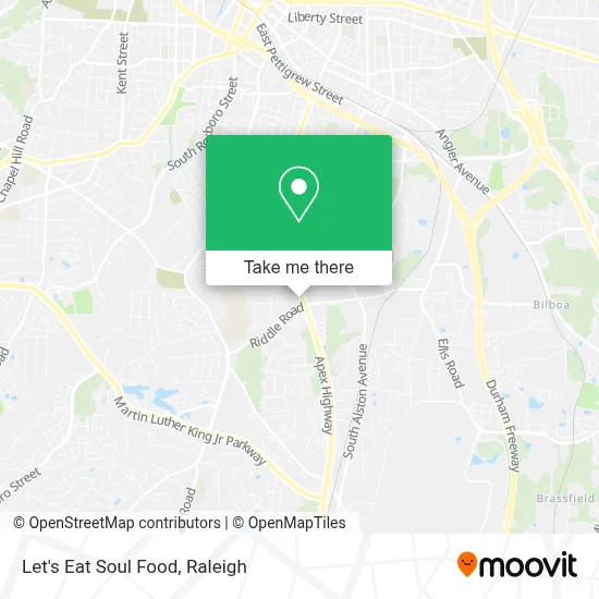 Let's Eat Soul Food map