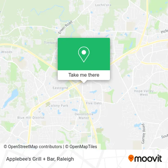 Applebee's Grill + Bar map