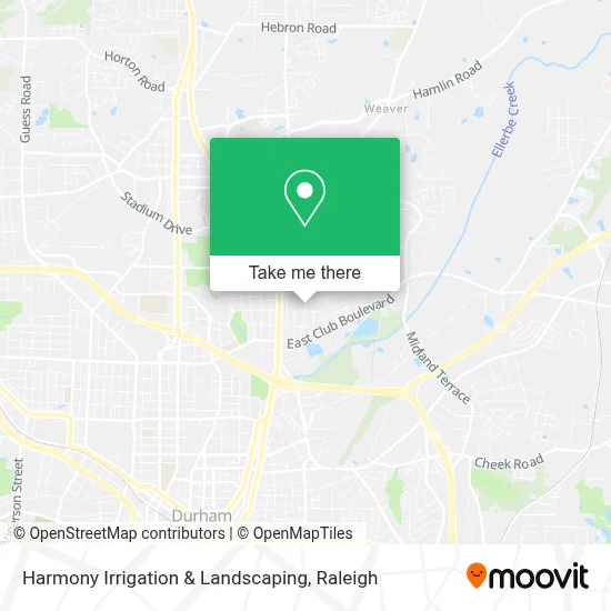Harmony Irrigation & Landscaping map