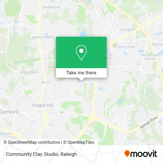 Community Clay Studio map