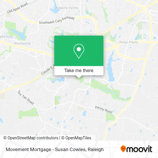 Movement Mortgage - Susan Cowles map