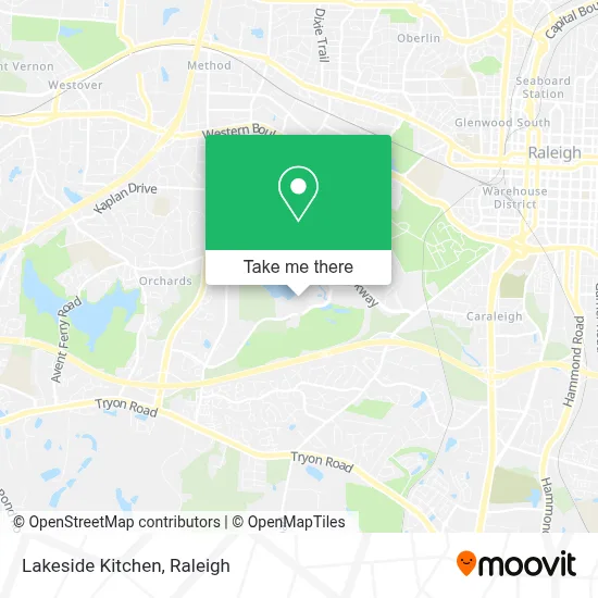 Lakeside Kitchen map