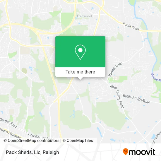 Pack Sheds, Llc map
