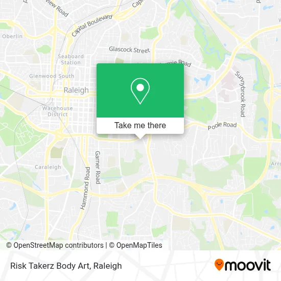 Risk Takerz Body Art map