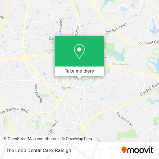 The Loop Dental Care map